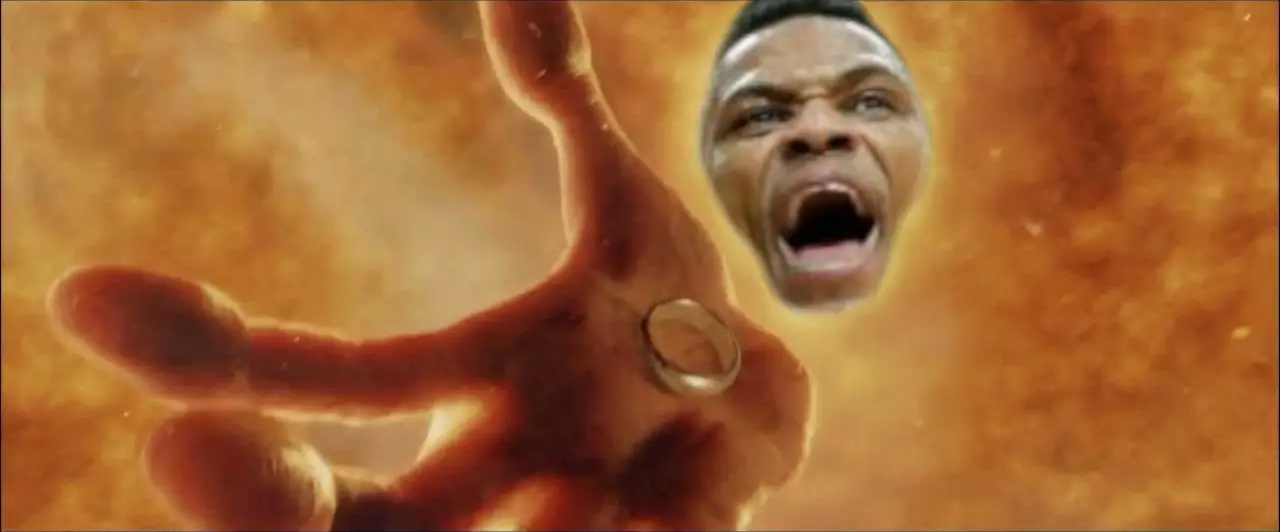 Russell Westbrook with Ring