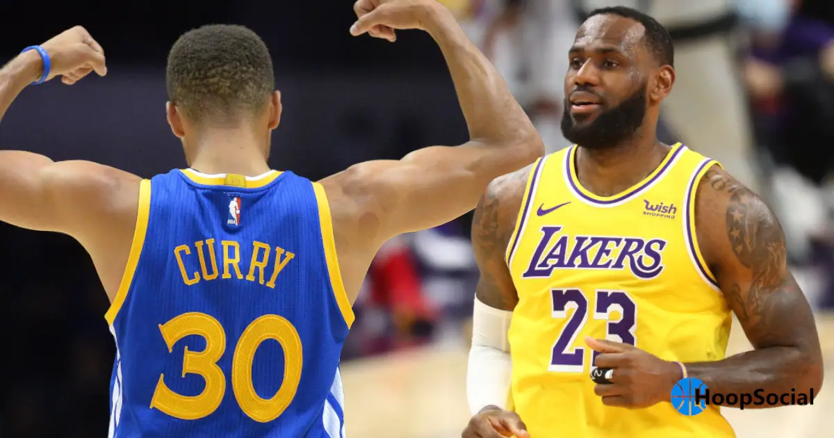 Lebron James and Steph Curry Face off in NBA Play In Game
