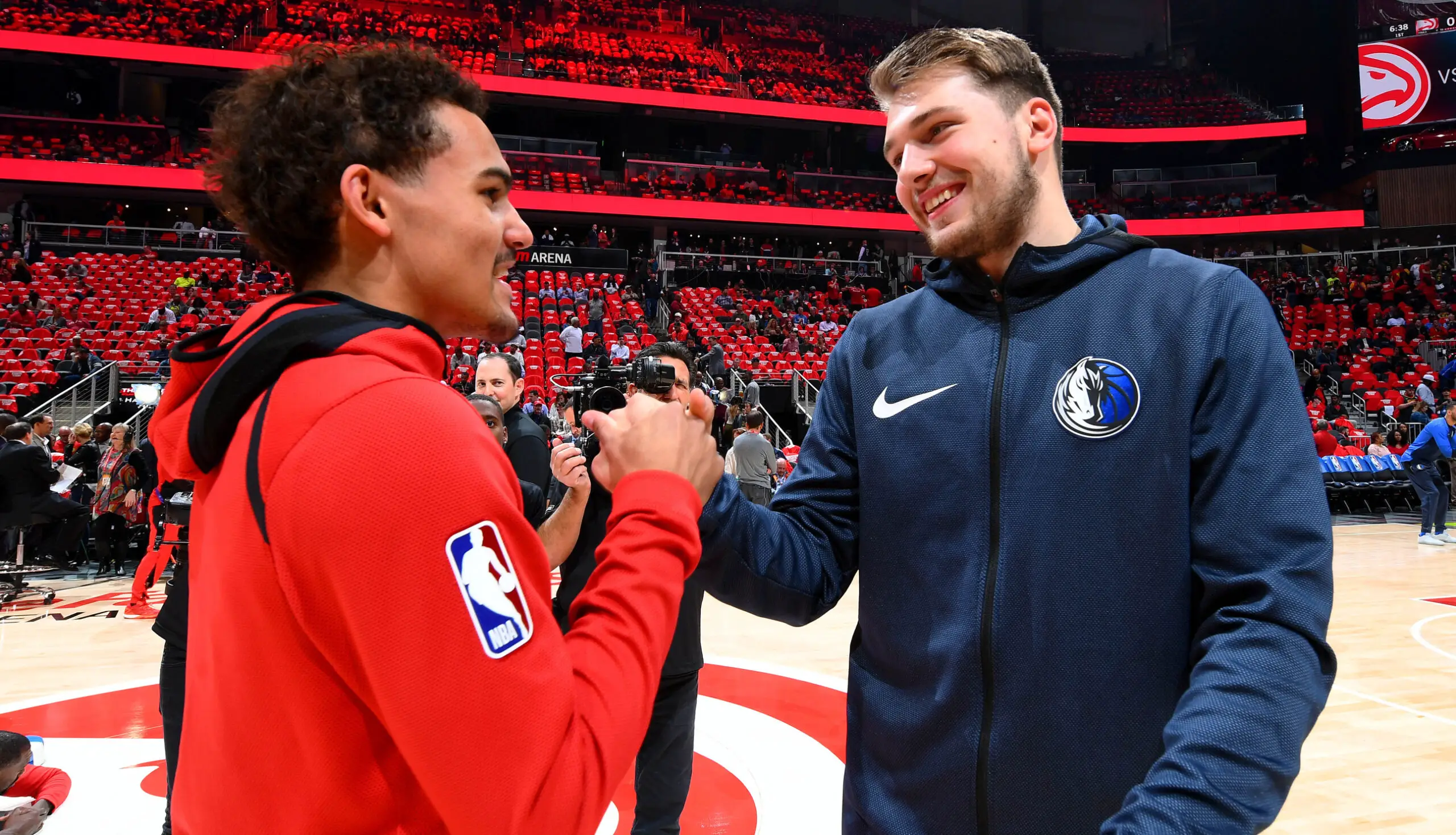 Trae Young and Luka Dončić (photo credit: Bleacher Report)