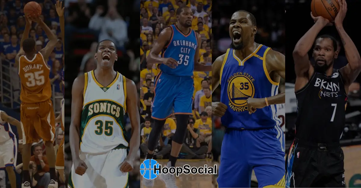 Kevin Durant through the Years