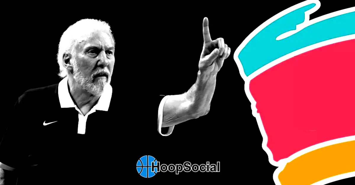 Gregg Popovich and Spurs Fiesta Logo HoopSocial
