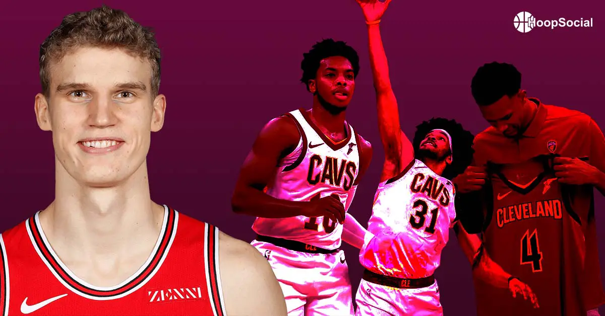 Lauri Markkanen with the Cleveland Cavaliers
