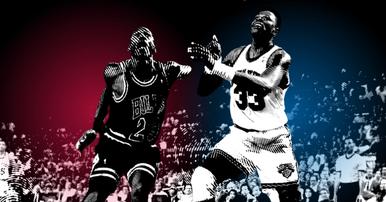 KNICKS-BULLS 90s RIVALRY - Michael Jordan vs John Starks, Patrick Ewing 