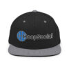 HoopSocial Logo Embroidered Unisex Snapback Hat - Image 2