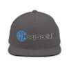 HoopSocial Logo Embroidered Unisex Snapback Hat - Image 3
