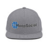 HoopSocial Logo Embroidered Unisex Snapback Hat - Image 4