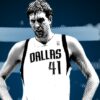 Dirk Nowitzki of the Dallas Mavericks